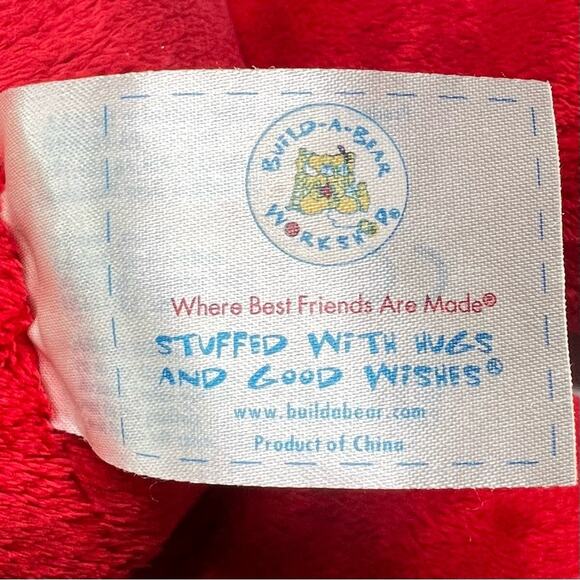 Limited Edition 2011 Hello Kitty Build A Bear Sanrio Red Gingham Heart NO BOW - Picture 9 of 11